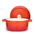 German Die Cast iron Big  Kitchen Ware Enamel Dutch Oven Cast Iron Cookware Set Hot Pot casserole Sets